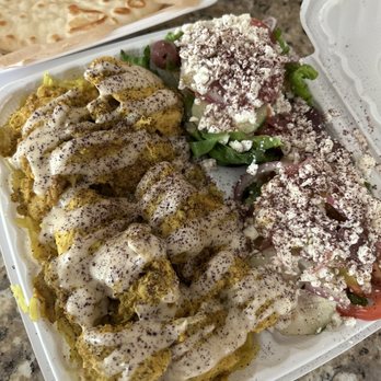 Fork Mediterranean Grill - Chicken Kabob Plate - Mediterranean Near Me - Mountlake Terrace, Washington