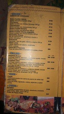 Menu photo 3 Brasas Chihuahua, CHH