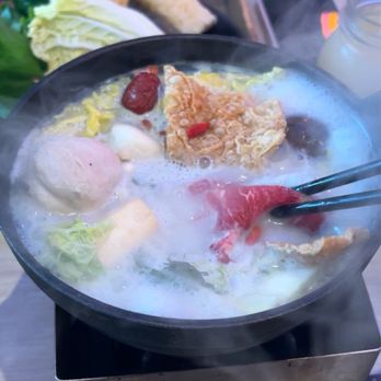 Pot Empire - Pork bone chicken soup pot - Hot Pot Near Me - Burnaby, British Columbia Pot Empire - Pork bone chicken soup pot - Hot Pot Near Me - Burnaby, British Columbia