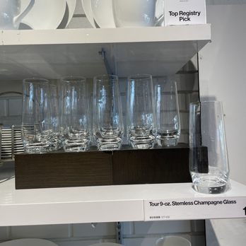 Crate & Barrel - New design for Champagne glasses - Rugs Near Me - Coral Gables, Florida