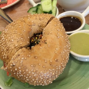 Bagels & Beans - Salmon teriyaki-wasabi bagel - Coffee & Tea Near Me - Amsterdam, New Hampshire Bagels & Beans - Salmon teriyaki-wasabi bagel - Coffee & Tea Near Me - Amsterdam, New Hampshire