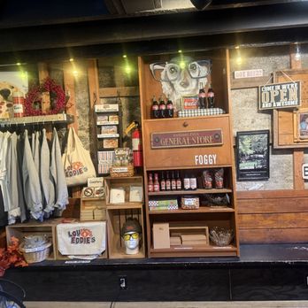 LouEddie's Pizza - Little gift shop on bottom dining room/bar area - Pizza Near Me - Skyforest, California LouEddie's Pizza - Little gift shop on bottom dining room/bar area - Pizza Near Me - Skyforest, California