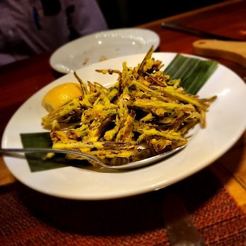 Chola - Kukuri Bhindi. Very tasty fried okra. - Indian Near Me - New York, New York Chola - Kukuri Bhindi. Very tasty fried okra. - Indian Near Me - New York, New York