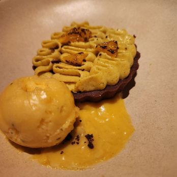 Hav & Mar - Chocolate tart - Seafood Near Me - New York, New York Hav & Mar - Chocolate tart - Seafood Near Me - New York, New York