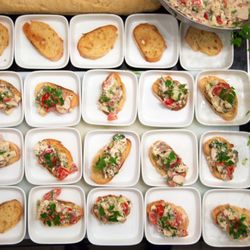 Viu Restaurante - Montaditos mit Seezungensalat