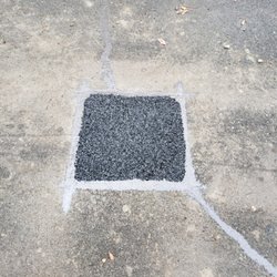 BB&S Construction & Excavating - Black top driveway repair.