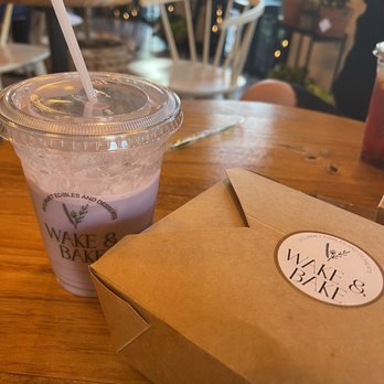 Wake and Bake - taro drink and lemon tart (was really good) - Coffee & Tea Near Me - El Paso, Texas Wake and Bake - taro drink and lemon tart (was really good) - Coffee & Tea Near Me - El Paso, Texas