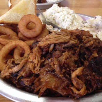 Big Dan's - Pulled pork platter w/slaw, potato salad & Vidalia onion rings. Wow! - Barbeque Near Me - Elizabethton, Tennessee Big Dan's - Pulled pork platter w/slaw, potato salad & Vidalia onion rings. Wow! - Barbeque Near Me - Elizabethton, Tennessee