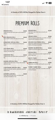 Menu photo 5 Kamakura Japanese Cuisine Lacey, WA Menu photo 5 Kamakura Japanese Cuisine Lacey, WA