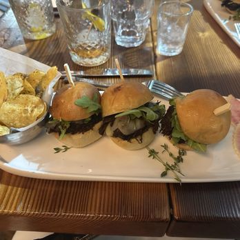 Penny Farthing Bar & Restaurant - Bourbon Braised Beef Sliders - Diners Near Me - Bellingham, Washington Penny Farthing Bar & Restaurant - Bourbon Braised Beef Sliders - Diners Near Me - Bellingham, Washington