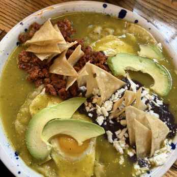 3 Leches Cafe - Huevos divorciados (I asked only green salsa on them) - Mexican Near Me - Atlanta, Georgia