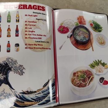 Pho Vietnam - Beverage menu - Vietnamese Near Me - Honolulu, Hawaii