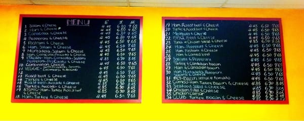 Menu photo 8 Subman Encinitas, CA