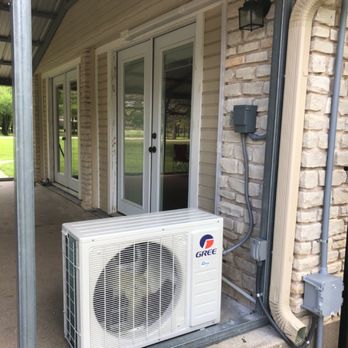Clark Heating & Air Conditioning - Gree Mini split outdoor unit - Heating & Air Conditioning/HVAC Near Me - Elm Mott, Texas Clark Heating & Air Conditioning - Gree Mini split outdoor unit - Heating & Air Conditioning/HVAC Near Me - Elm Mott, Texas