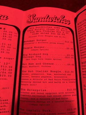 Menu photo 1 Elbow Room Pensacola, FL