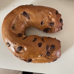 Almost a whole bagel.... Lol! Almost a whole bagel.... Lol!