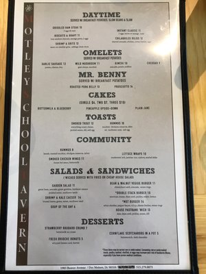 Menu photo 6 Motley School Tavern Des Moines, IA