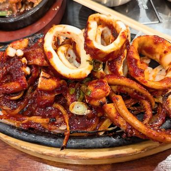 SGD Tofu House & BBQ - Grilled BBQ Squid - Korean Near Me - Flushing, New York SGD Tofu House & BBQ - Grilled BBQ Squid - Korean Near Me - Flushing, New York