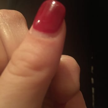 Happy Nails and Spa - They have grown out a bit since I got them done but you can still see the mess. - Nail Salons Near Me - Coppell, Texas