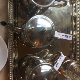 Three pots of tea