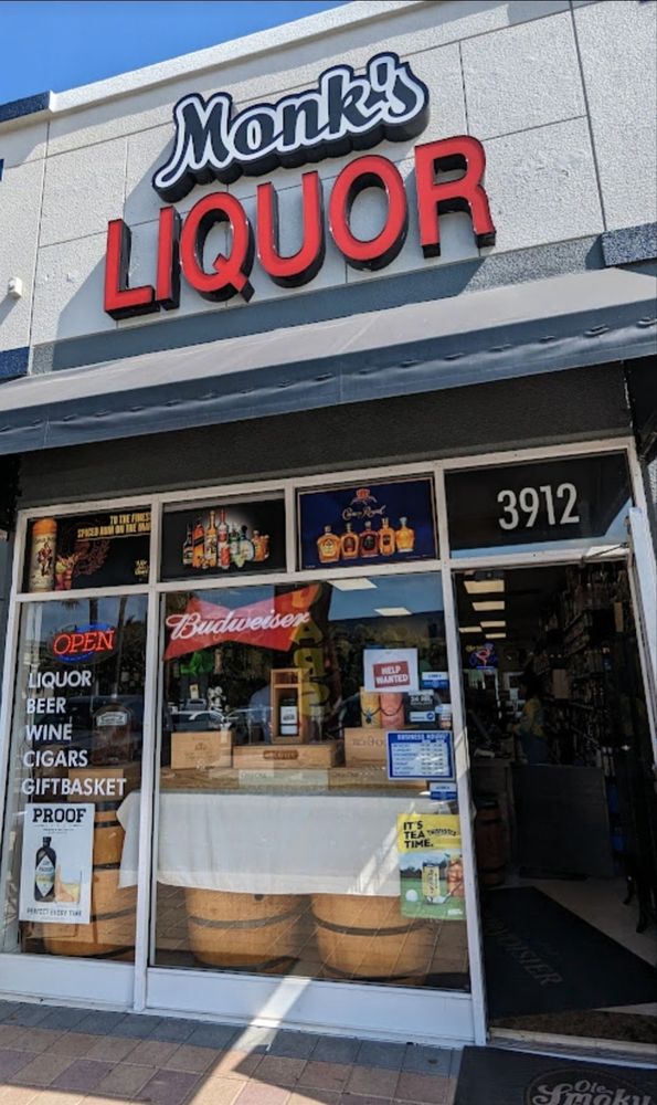 Monk's Liquors Logo