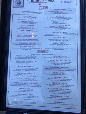 Menu photo 4 Steam Pub Southampton, PA