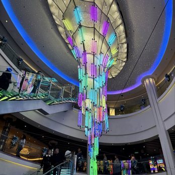 Norwegian Cruise Line - Atrium chandelier. - Travel Services Near Me - San Pedro, California Norwegian Cruise Line - Atrium chandelier. - Travel Services Near Me - San Pedro, California
