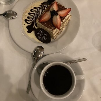 Wolfgang's Steakhouse - Tiramisu Dessert with Illy cafe - Steakhouses Near Me - Honolulu, Hawaii