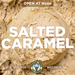 Frozen Frog Ice Cream - Salted Caramel ice cream