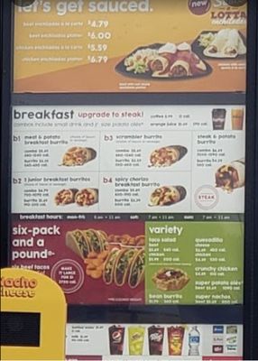 Menu photo 2 Taco John's Peru, IN