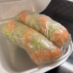 Crispy Sugarcane Shrimp Spring Roll