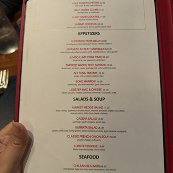 Gordon Ramsay Steak - Menu - Steakhouses Near Me - Atlantic City, New Jersey