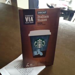 Found the elusive Decaf Via here this morning... huzzah!! Found the elusive Decaf Via here this morning... huzzah!!