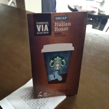 Starbucks - Found the elusive Decaf Via here this morning... huzzah!! - Coffee & Tea Near Me - Costa Mesa, California