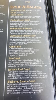 Menu photo 1 Buddies Grill Holt, MI