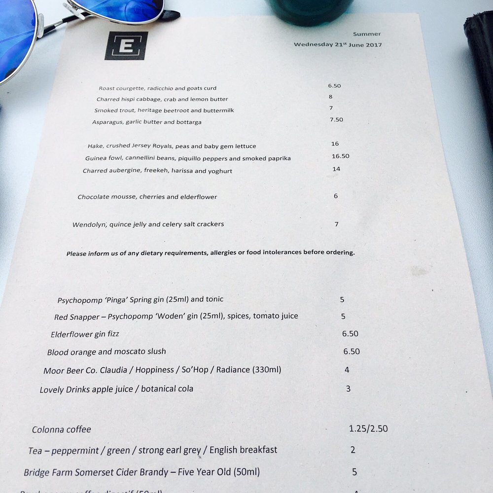 Box-E - Today's menu - British Near Me - Bristol, BST