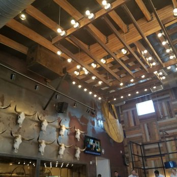 The Rustic - Very cool wood and metal interior design. - New American Near Me - Dallas, Texas