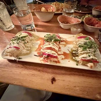 Caló Kitchen + Tequila - El Segundo - Tres Enchiladas de Mariscos - Mexican Near Me - El Segundo, California