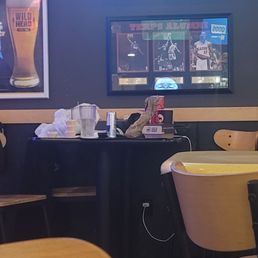 This is the table where the random employee would come and go This is the table where the random employee would come and go