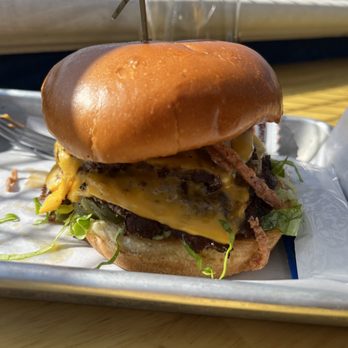 Green Cheek Beer Co. - Bbq cheeseburger - Breweries Near Me - Sunset Beach, California Green Cheek Beer Co. - Bbq cheeseburger - Breweries Near Me - Sunset Beach, California