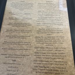 Great menu!