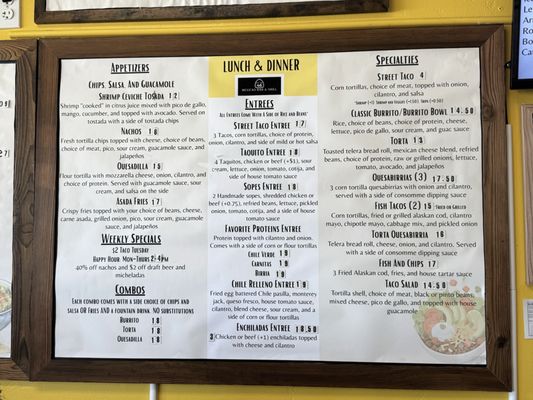 Menu photo 1 Off the 46 Mexican Bar & Grill Paso Robles, CA Menu photo 1 Off the 46 Mexican Bar & Grill Paso Robles, CA