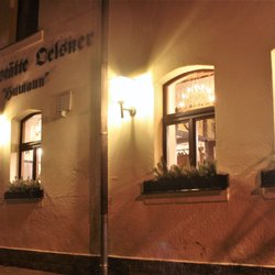 Gasthof Oelsner - Lichterglanz in Bermsgrün. Jetzt fehlt nur noch ein wenig Schnee und Weihnachten kann kommen.