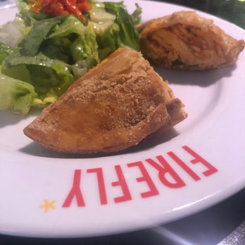 Firefly Tapas Kitchen + Bar - Chicken Tinga Empanada - Tapas/Small Plates Near Me - Las Vegas, Nevada Firefly Tapas Kitchen + Bar - Chicken Tinga Empanada - Tapas/Small Plates Near Me - Las Vegas, Nevada