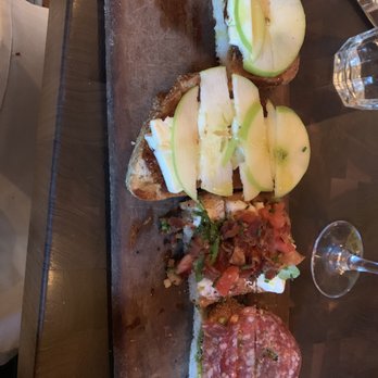 Postino Annex - Apple Brie fig spread, bacon arugula tomato, pesto and salami. - Wine Bars Near Me - Tempe, Arizona