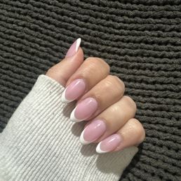 french tip gel x french tip gel x