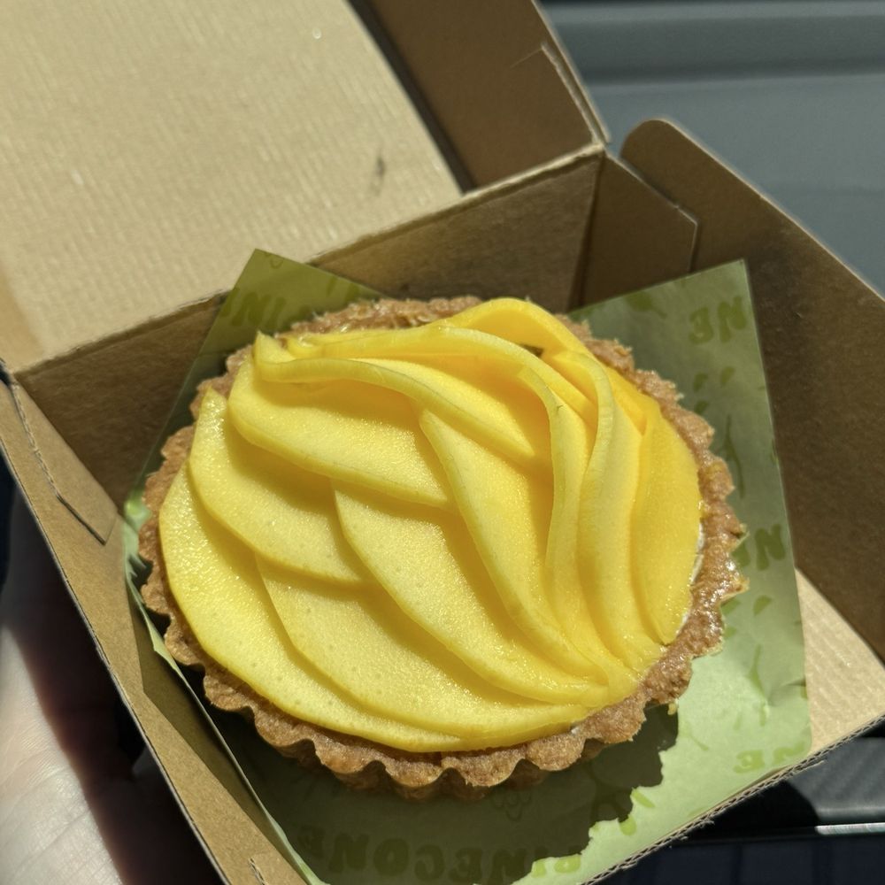 Pinecone Bakeshop Plus Cafe - Mango sticky rice tart - Coffee & Tea Near Me - Alhambra, California Pinecone Bakeshop Plus Cafe - Mango sticky rice tart - Coffee & Tea Near Me - Alhambra, California