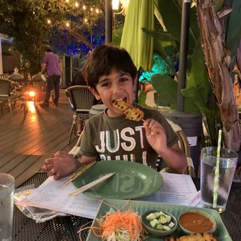 Thai House Restaurant - His first chicken sauté! - Thai Near Me - Redlands, California