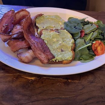 Park Avenue Grill - Gluten Free Avocado Toast  (replaced eggs with extra bacon) - Breakfast & Brunch Near Me - Amityville, New York
