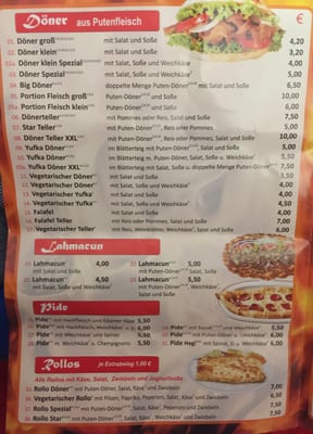 Menu photo 3 Star 2 Döner & Pizza Leimen, BW Menu photo 3 Star 2 Döner & Pizza Leimen, BW